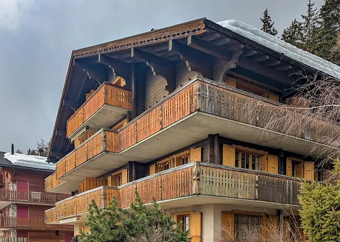 Daire Centered Ski/swim Ap. W/ Private Yard & Fireplace Anzère